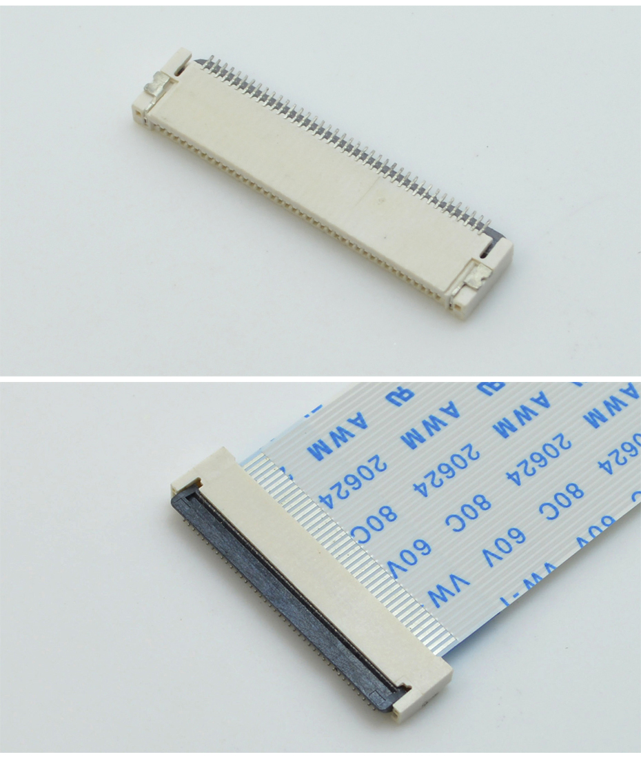 车载fpc连接器-0.5mm fpc连接器后锁 fpc连接器-宏利