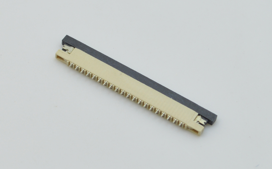 宏利国产键盘1.0间距H1.2mm高抽屉式上接FPC连接器供货商