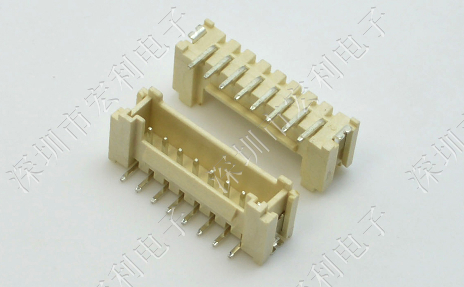 HY2.0mm立式fpc连接器 带锁扣工控仪器线对板连接器2P/3P/4P/5P/6P/7P/8P/9P/10P/11P/12P